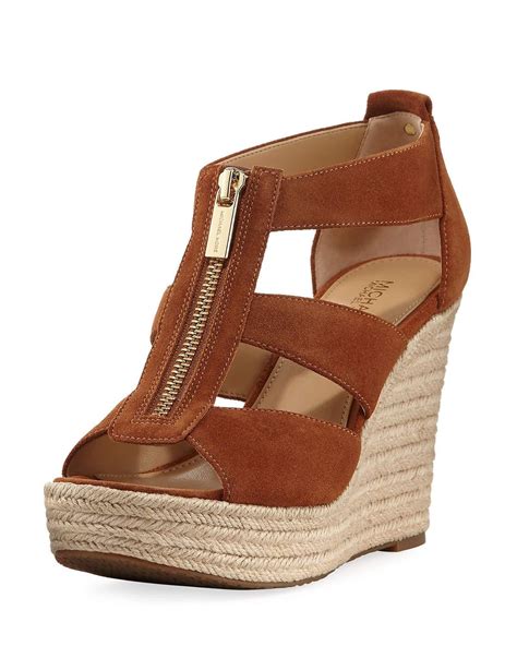 michael kors wedges sale|michael kors suede wedges.